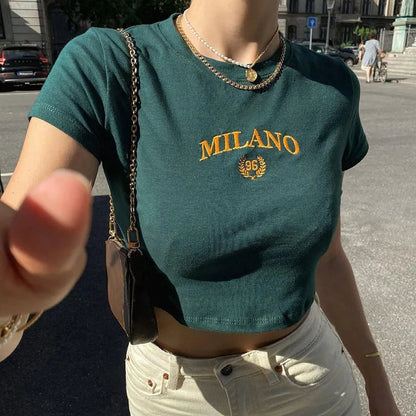 T-shirt Milano Brodé